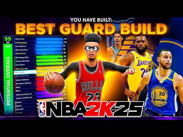 *NEW* BEST GUARD BUILD IS THE BEST BUILD IN NBA 2K25! GAMEBREAKING BEST BUILD IN NBA 2K25!