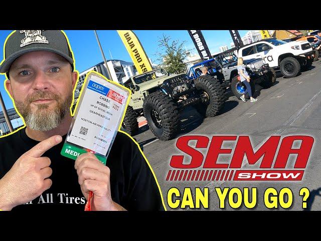 Is The SEMA Show open to the public?