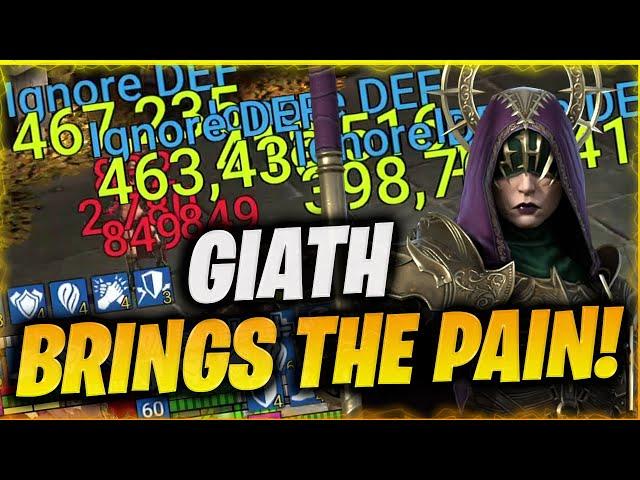 NEW DEFENSIVE SUPPORT NUKER TESTED! GIATH | RAID SHADOW LEGENDS