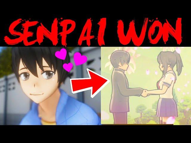 how Yandere Simulator ENDS if SENPAI ACCEPTS your CONFESSION! Happy Ending FINALLY