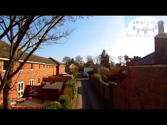 Aerial Filming of House in Fulford in York