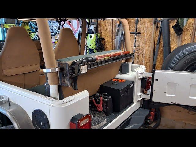 Mounting a Hi-lift Jack with CNC Machined mounts 1997 Jeep TJ