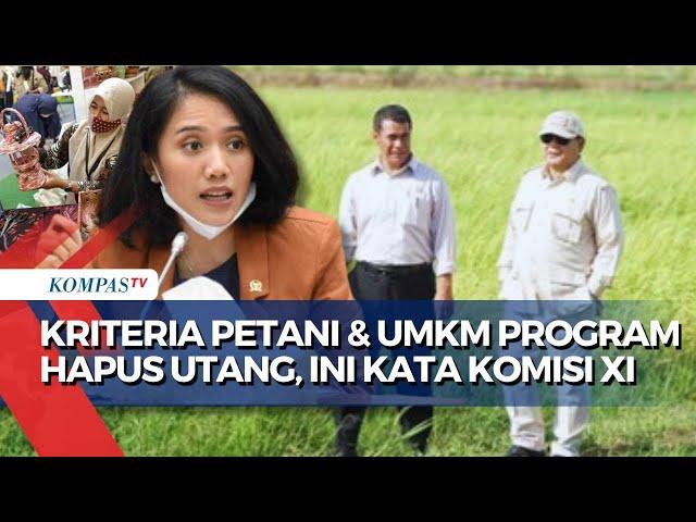 Bagaimana Kriteria Petani-UMKM yang Bisa Nikmati Program Penghapusan Utang? Ini Kata Komisi XI DPR