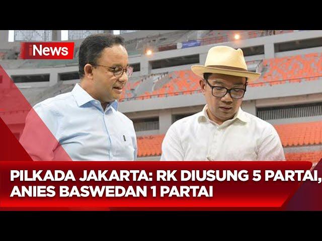 Pilkada Jakarta: Ridwan Kamil Diusung 5 Partai, Anies Baswedan 1 Partai - Kawal Pilkada 08/08