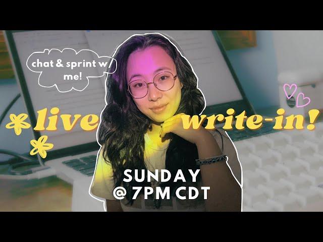 🫐 live write-in & writing chats! // camp nanowrimo prep