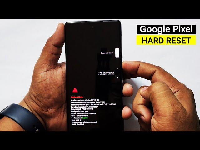 All Google Pixel : Screen Unlock or Hard Reset with Easy Trick