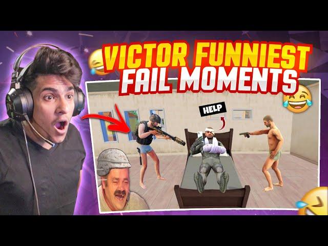 FUNNIEST VICTOR FAIL MOMENTS IN PUBG MOBILE- VICTOR NEXT LEVEL TROLLING MOMENTS