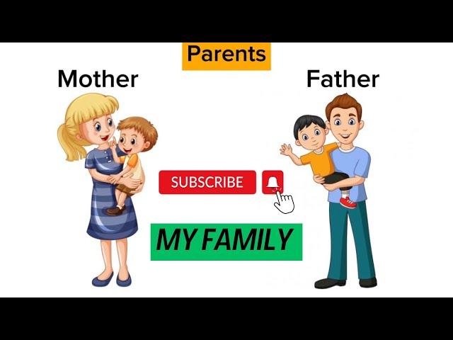 My Family: English Vocabulary || English Listening and Speaking Practice || Learn English