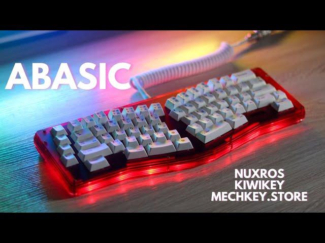 A Great Acrylic Alice- Abasic Custom Mechanical Keyboard Review (Mechkey.Store, Nuxros and KiwiKey)