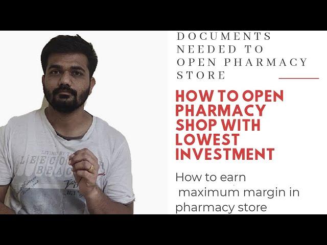 How to start pharmacy retail store with minimum investment