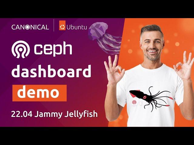 Ceph Dashboard Demo on Ubuntu 22.04 Jammy Jellyfish #linux #opensource