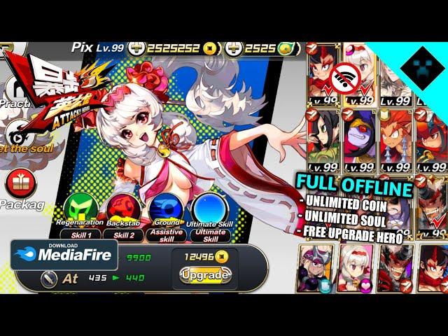 Game Anime RPG TurnBase Offline - Attack Heroes | Mod Apk |