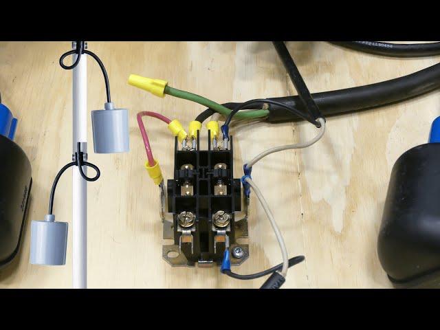 How to Wire Two Float Switches to a Contactor | 3 of 3