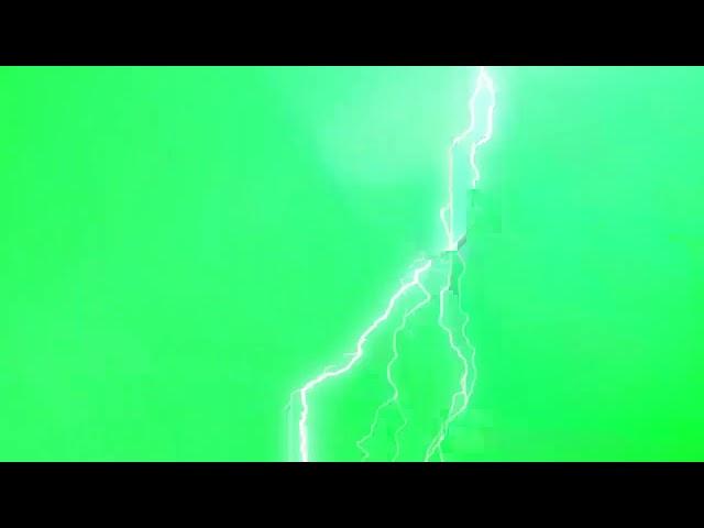 Rain and Lightning Effect Green Screen No Copyright | VIDEO HUB |