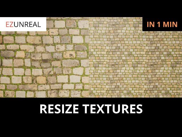 How to Scale and Resize Textures (Materials) in Unreal Engine 5: Beginner’s Guide