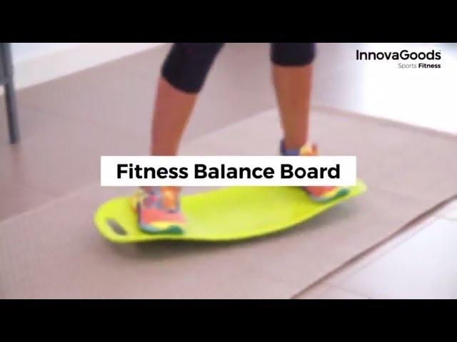 InnovaGoods Sport Fitness Balance Board with Exercise Guide