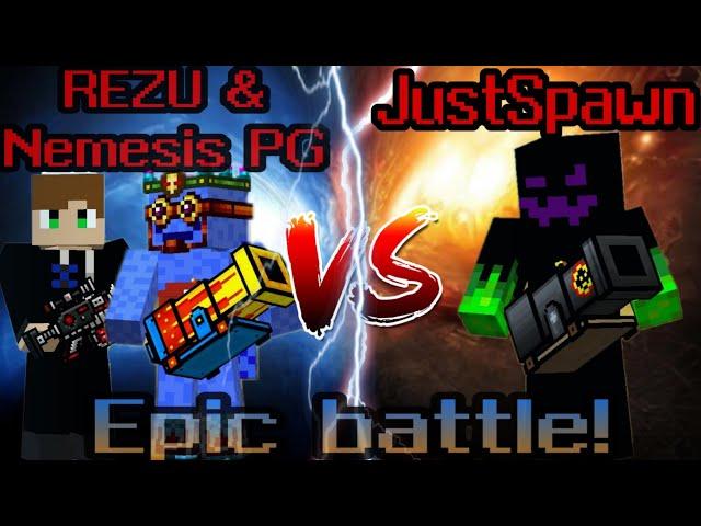 JustSpawn is the Best Player! Nemesis PG & REZU VS JustSpawn. Epic battle!