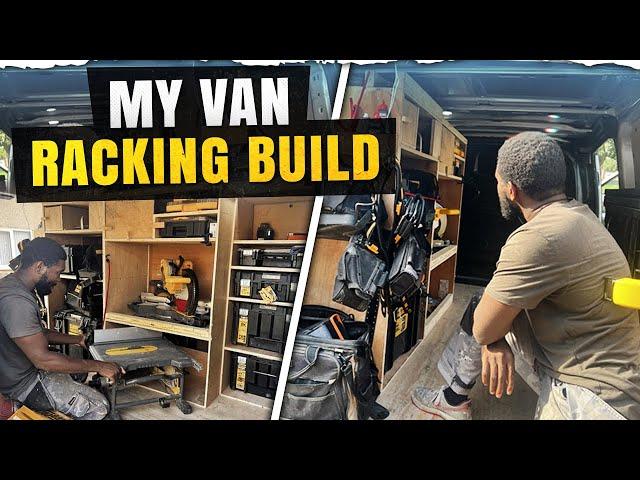 Van racking Build by a carpenter