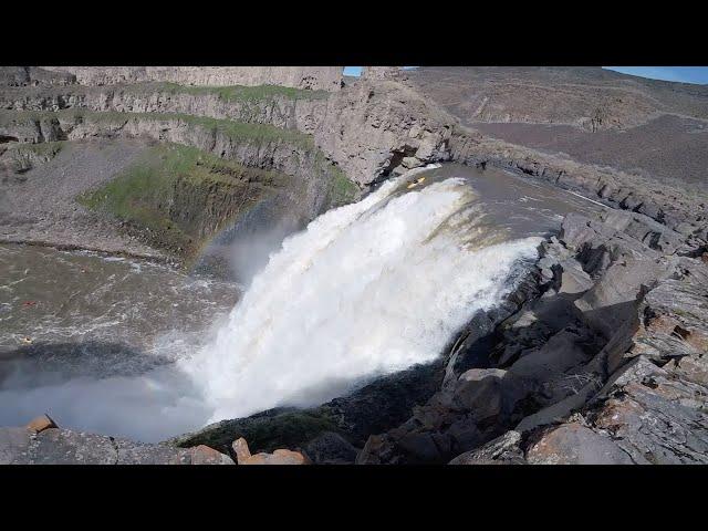 186ft 56m Palouse Falls with Knox Hammock