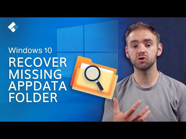 How to Fix AppData Folder is Missing In Windows10/7/8? | Restore AppData