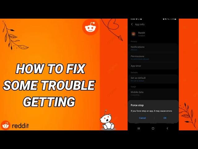 How To Fix Some Trouble Getting On Reddit