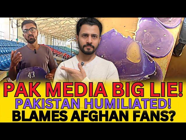 Pakistani Media’s Fake Blame Game After Champions Trophy 2025 Disaster! unfairly blaming AFG fans?