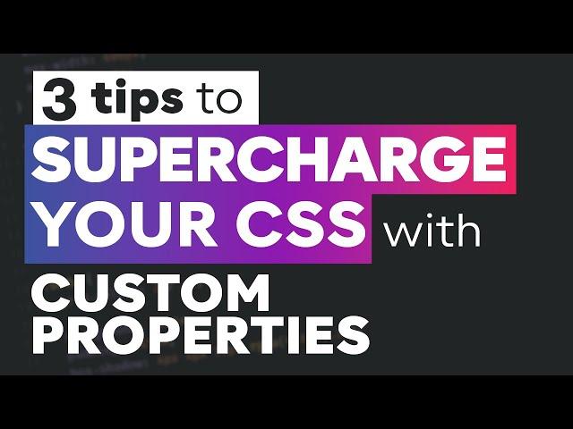 3 tricks to improve your CSS