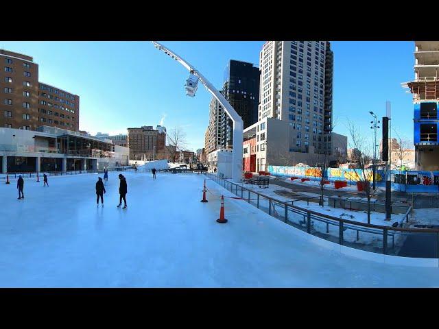 VIDEO VR 360 | QUARTIER DES SPECTACLES, PLACE TRANQUILLE, PATINOIRE, MONTRÉAL | iFeelvirtuel