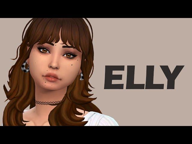 The sims 4 CAS: ELLY + CCLIST