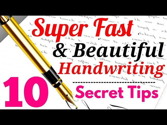 HOW TO IMPROVE YOUR HANDWRITING FAST? | 10  Best Tips for Beautiful Handwriting | With simple tricks