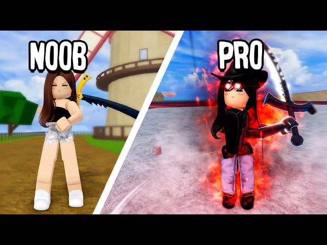 Becoming Mihawk For 24 hours and Obtaining Dark Blade V3 in Blox Fruits! (Roblox)