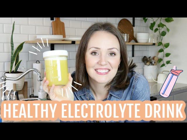 NATURAL ELECTROLYTES DRINK RECIPE | NATURAL ELECTROLYTE WATER RECIPE | HOMEMADE PEDIALYTE