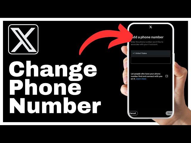 How to Change Phone Number on X (Twitter)