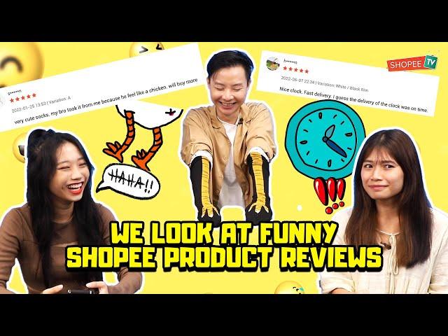 We Look At Funny Shopee Product Reviews (and try them ourselves!) | ShopeeTV