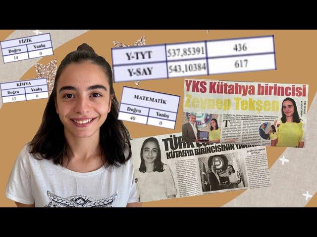 YKS TYT- AYT Sonucum | Hangi Üniversiteyi Tercih Ettim | Derece Yapmak | Gazetelere Çıktım