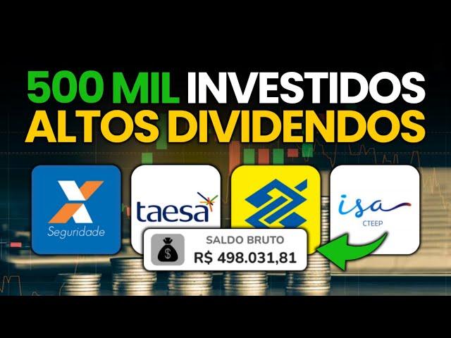 ANALISEI A CARTEIRA DE 3 INSCRITOS, 500 MIL INVESTIDOS JÁ DÁ PRA APOSENTAR?