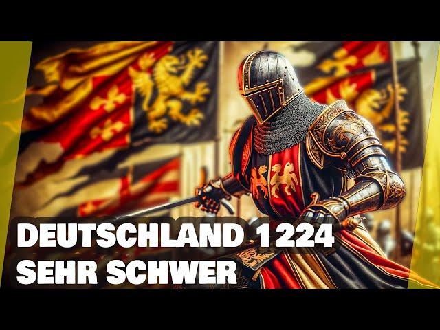 Deutschlands Aufstieg 1224 #1 | Sehr Schwer - Zerstörte Welt | Knights of Honor 2 Sovereign Deutsch