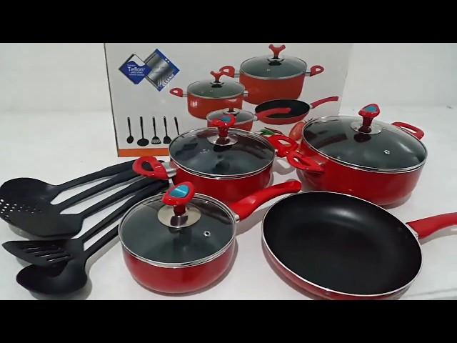 Keimav Non-stick Coating Cookware Set with Kitchen Nylon Tools 12-piece Set