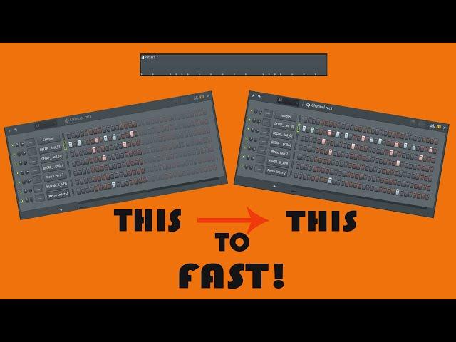 How to *DUPLICATE* channel rack patterns in *FL STUDIO* (under 1 minute tutorial)