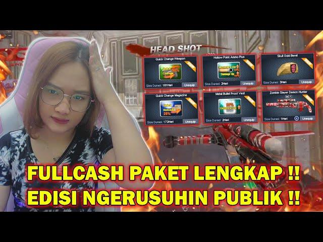 QC 75% BERAKSI!! FULLCASH LENGKAP EDISI NGERUSUH PUBLIK!! - POINT BLANK INDONESIA