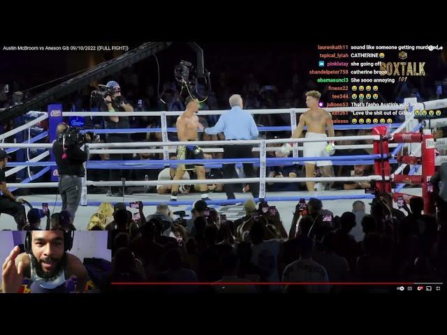 ClarenceNyc Reacts To Gib Vs Austin McBroom Boxing Fight..