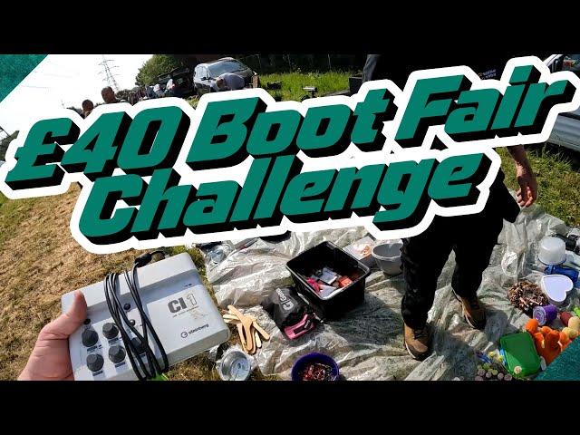£40 Challenge: How Much Profit Can We Make – Boot Fair Hunting