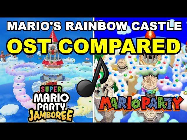 Super Mario Party Jamboree OST - Mario's Rainbow Castle Music Comparison (N64 Vs Switch)