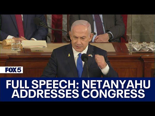 FULL SPEECH: Israeli Prime Minister Benjamin Netanyahu makes address to Congress