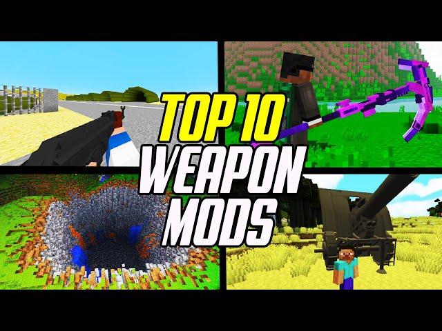 Top 10 Best Minecraft Weapons Mods