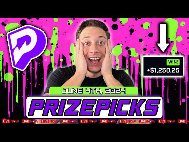 TOP PRIZEPICKS MLB, WNBA & ESPORTS PLAYER PROPS for TODAY 6/4! (LIVE)