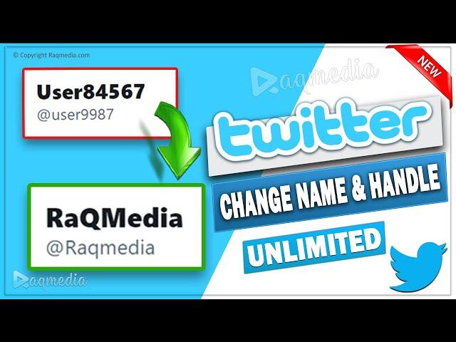 How To Change Your Twitter Display Name and @ Handle