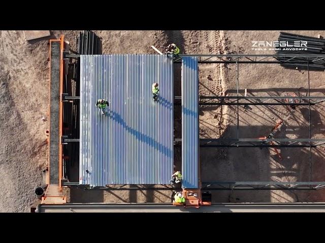 Amazing Tesla Semi Factory Panel Table Co-Stars on this Construction Project.