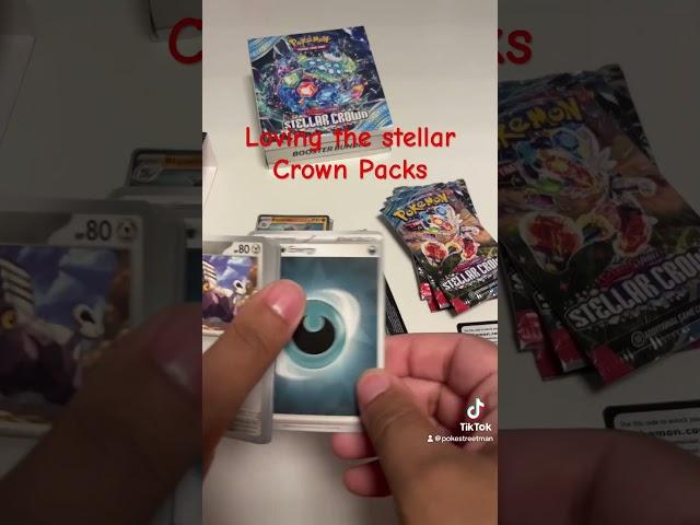 Crown Stellar Packs Busting #asmr #pokemon #pokemongo