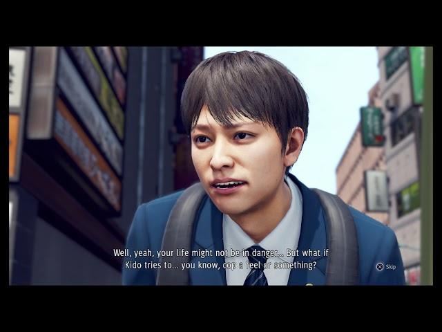 Judgment - Chapter 12:  Hoshino Worried about Saori-San Taxi "It Felt Nice" Cutscene (2019)